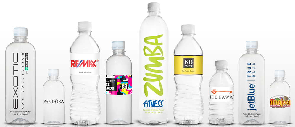 private label water bottles